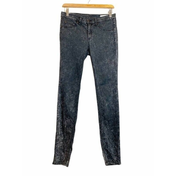 Rag & Bone Womens Skinny Leggings Acid Wash 28 - Picture 5 of 12